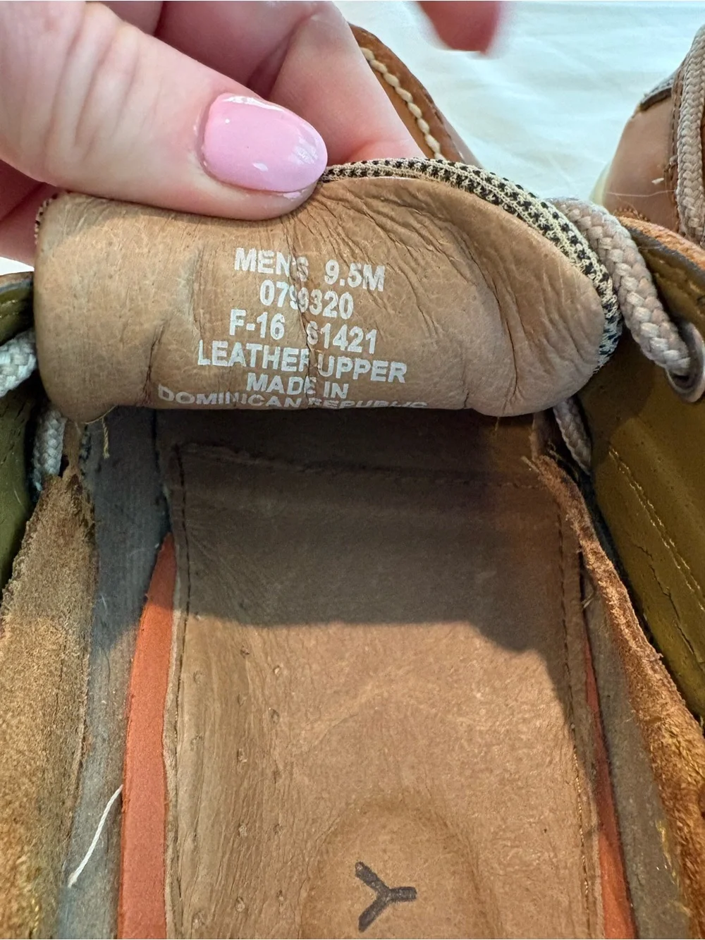 Sperry Billfish 3-Eye Boat Shoe in Brown Leather size 9.5 Topsiders Resortwear